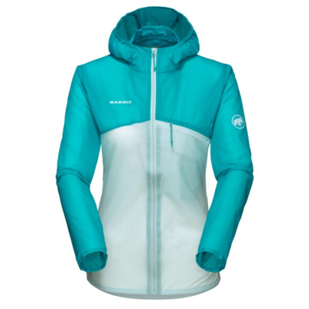 Дамско яко Mammut Convey WB Hooded Jacket Women светло син DarkCeramicDarkFrosty