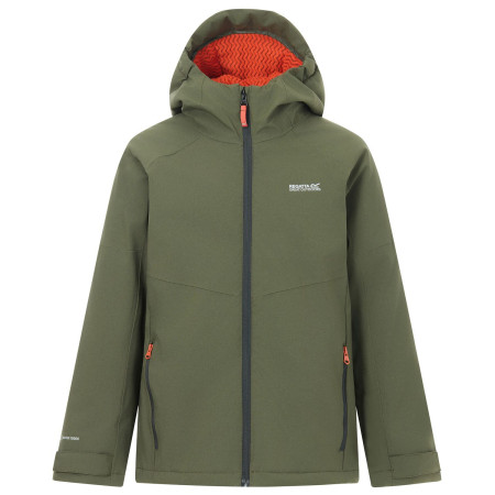 Детско зимно яке Regatta Hillain Warm Lined Dark Khaki каки DrkKhaTea