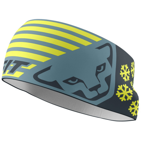 Лента за глава Dynafit Graphic Performance Headband син/жълт 3161 - smoke blue/0720 FLAG
