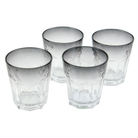 Комплект чаши Bo-Camp Tumbler 200 ml - 4ks сив Smoke
