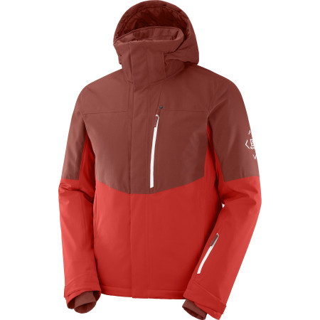 Мъжко яке Salomon Speed Jacket M червен GojiBerry/MadderBrown/White