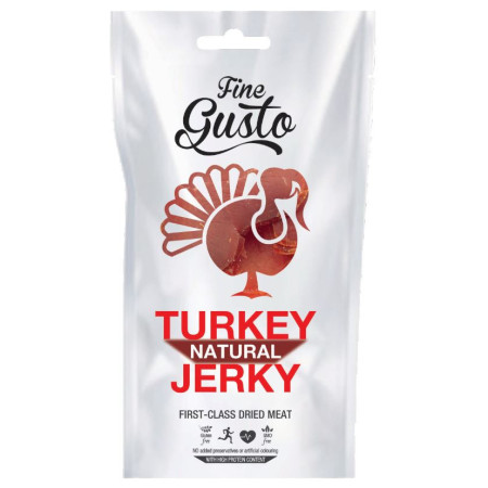 Сушено месо Fine Gusto Krůtí Jerky Natural 100g