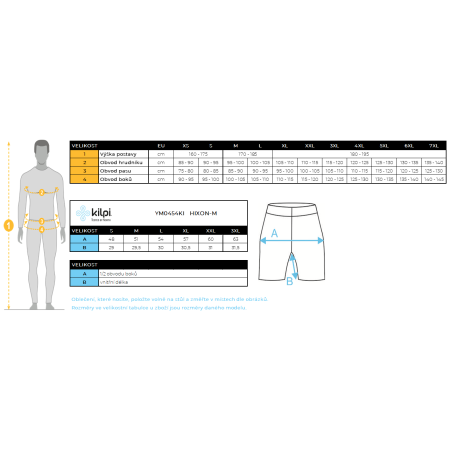 Мъжки къси панталони за колоездене Kilpi Hixon M