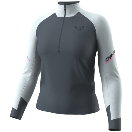 Дамска функционална блуза Dynafit Alpine L/S 1/2 Zip Tee W син 3181 - cloud blue/0720