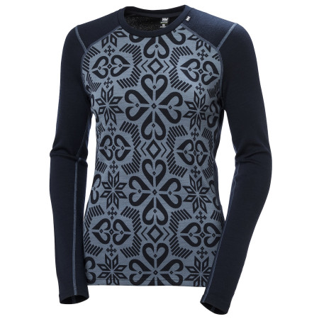 Дамска функционална блуза Helly Hansen W Lifa Merino Midw Gra Crew