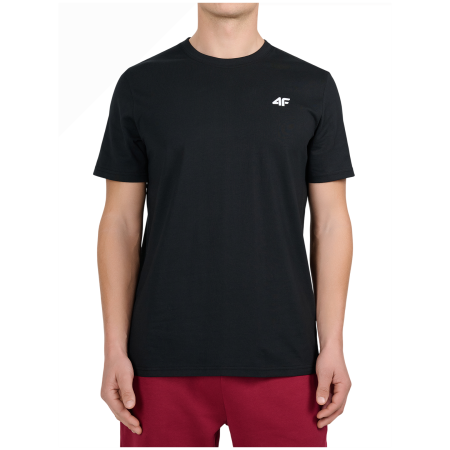 Мъжка тениска 4F Tshirt M3341 черен Deep Black