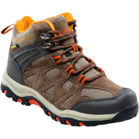 Детски обувки Hi-Tec Kaori Mid WP Jr кафяв Brown/DarkBrown/Orange