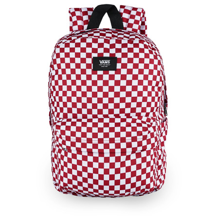 Раница Vans MN Old Skool Check Backpack червен/бял ChiliPepper/Checkerboard