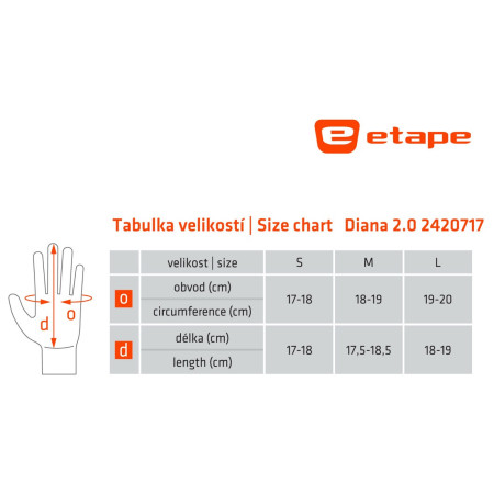 Дамски ръкавици Etape Diana 2.0