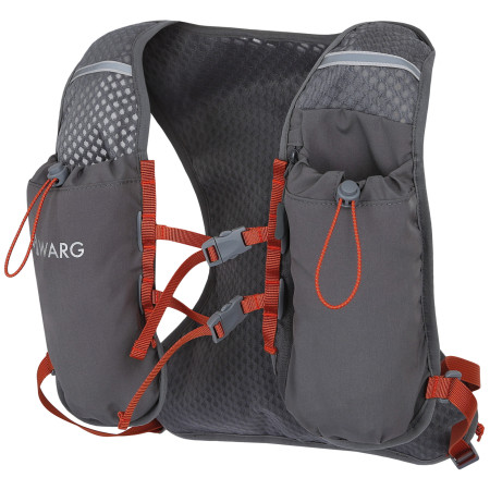 Жилетка за бягане Warg Falcon сив/оранжев grey/orange