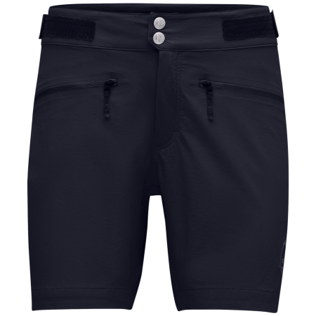 Дамски къси панталони Norrona femund flex1 lightweight Shorts черен Caviar Black