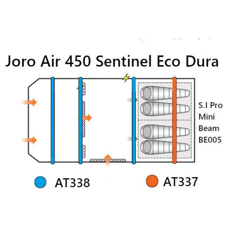Вътрешна гума Vango Airspeed S.I Pro Tube 630 x 10 cm - AT338