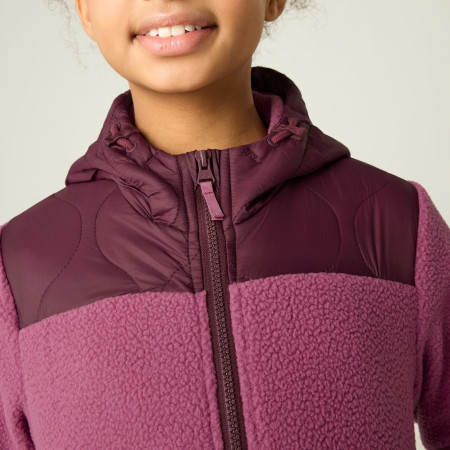 Детски суитшърт Regatta Myla Hybrid Jacket Fig/Violet