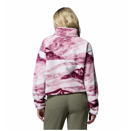 Дамски суитшърт Columbia Helvetia™ II Printed Cropped Half Snap