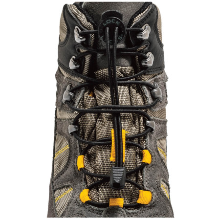 Връзки за обувки Lock Laces Boot черен Black Boot