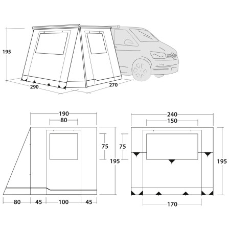 Навес Outwell Backroads Awning Room