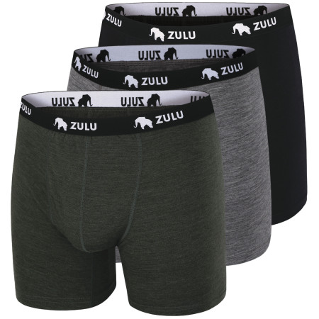 Мъжки боксерки Zulu Merino 160 6in 3-pack различни цветови варианти