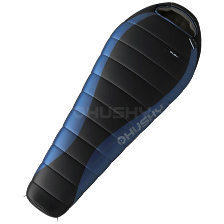 Пухен спален чувал Husky Drape -20°C черен/син