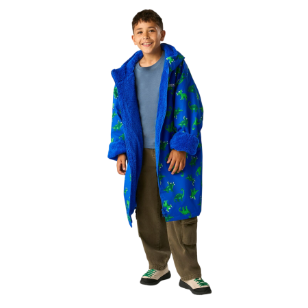 Детски дъждобран Regatta Junior Changing Robe Olymp Blue Dino
