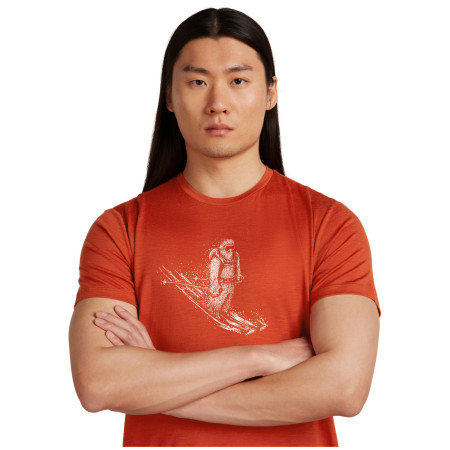 Мъжка тениска Icebreaker Merino 150 Tech Lite Skiing Yeti