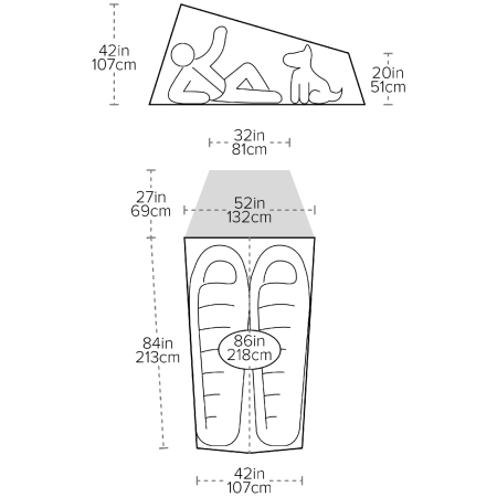 Свръх лека палатка Big Agnes Fly Creek UL2 2025