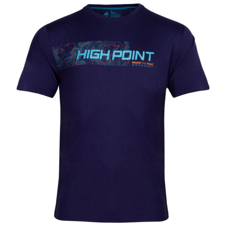 Функционална мъжка тениска High Point Atlas T-shirt тъмно син Dark Blue