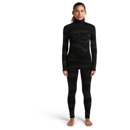 Дамска функционална блуза Icebreaker Women M 260 Tech Vertex LS HZ Chillwave
