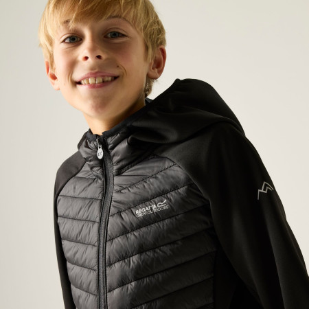 Детско яке Regatta Junior Andreson Hybrid Black/Sealgr