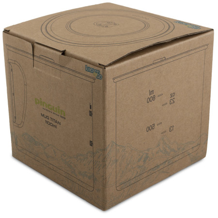 Титанова тенджера Pinguin Mug Titan 1100 ml