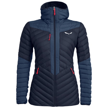 Дамско яке Salewa Ortles Light2 Rds Dwn W Hd Jkt тъмно син NavyBlazer