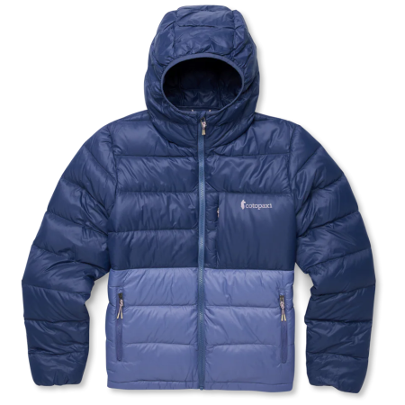 Дамско пухено яке Cotopaxi W'S Fuego Max Down Hooded Jacket бежов / син Dusk and Blue Smoke