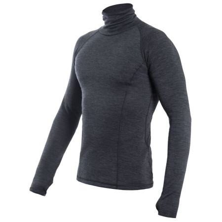 Функционална мъжка тениска Sensor Merino Bold Roll Neck с дълъг ръкав
