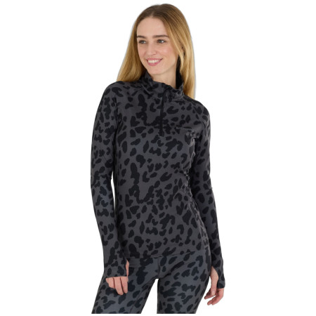 Дамска функционална блуза Fundango Yade II Baselayer Top черен/сив scratch