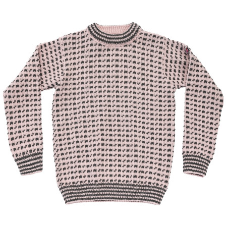 Пуловер Devold Original Islender Wool Sweater розов/сив CHALK PINK/ANTHRACITE