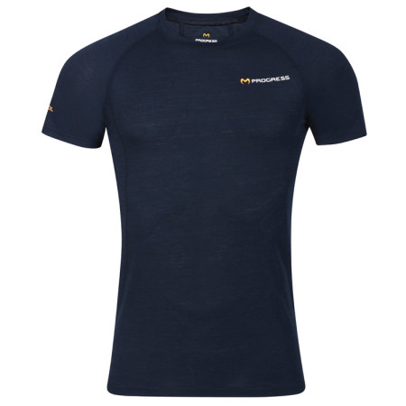 Функционална мъжка тениска Progress MA NKR 125 черен/син černo-modrá