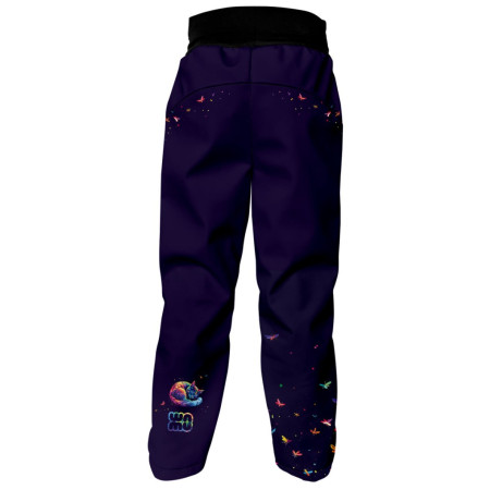 Софтшел детски панталон WAMU Dark Purple