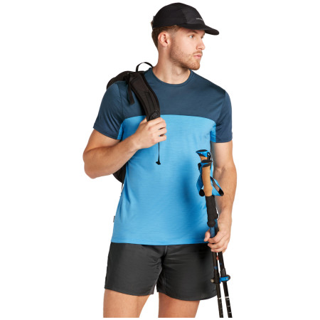 Функционална мъжка тениска Icebreaker Men Merino 125 Cool-Lite™ Sphere III SS Tee Colour Block