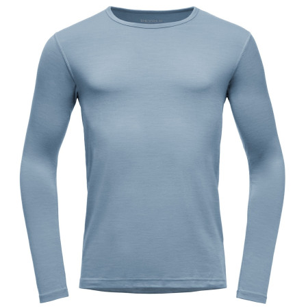 Функционална мъжка тениска Devold Breeze Plus Merino 200 Shirt Man светло син SKYBLUE