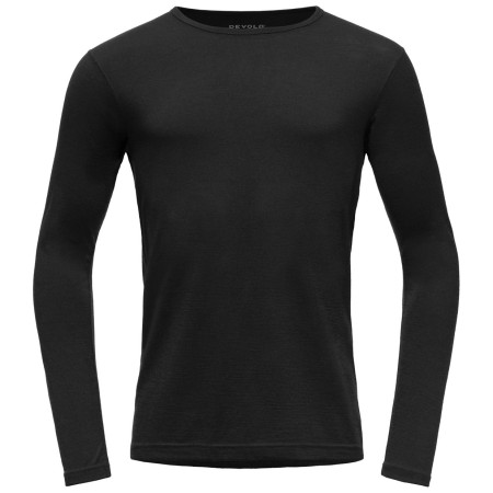 Функционална мъжка тениска Devold Breeze Plus Merino 200 Shirt Man черен BLACK