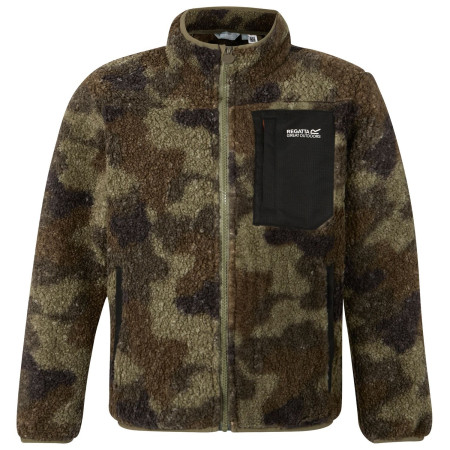 Детски суитшърт Regatta Junior Frankie Warm Fleece тъмно зелен OlivNtCamPr