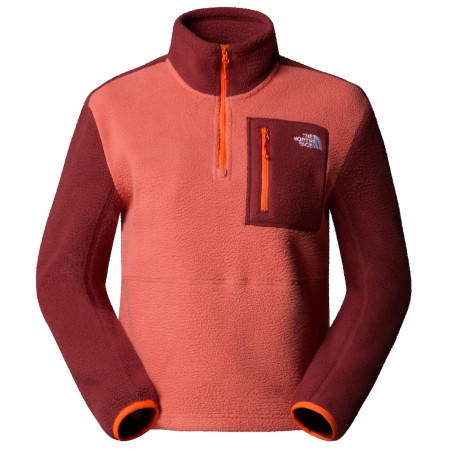 Дамски суитшърт The North Face W Yumiori 1/4 Zip оранжев/винен Mars Dust/Sumac/Solar F