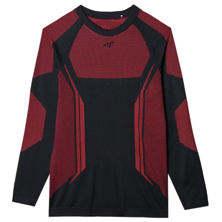 Мъжка термо тениска 4F Seamless Underwear M165 черен/червен RED