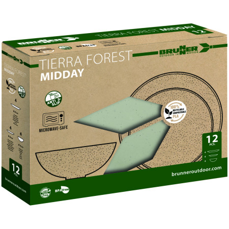 Комплект прибори Brunner Midday PLA Tierra Forest