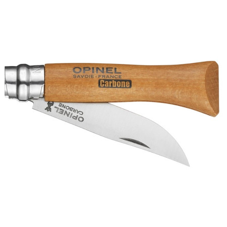 Сгъваем нож Opinel N°06 Carbon Viroblock, blister