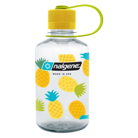Бутилка Nalgene Narrow Mouth Fruit 500 ml жълт/бял Pineapples