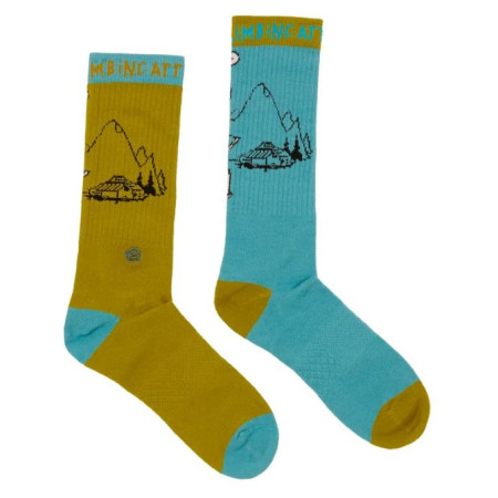 Чорапи 3/4 E9 Odd Moka син/зелен Assorted