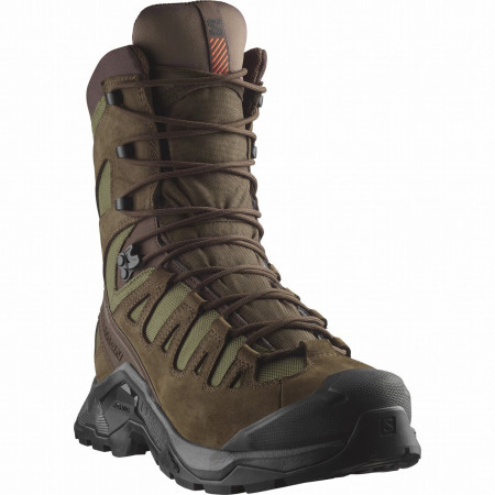 Мъжки обувки Salomon Quest Tracker High Gore-Tex кафяв Earth Brown / Ranger Green / Black