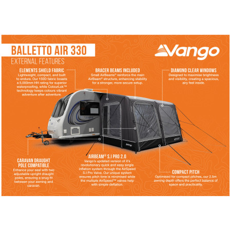 Форселт Vango Balletto Air 330