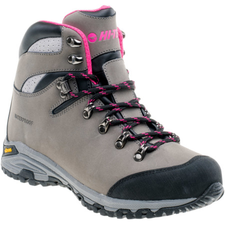 Дамски обувки Hi-Tec Sajama Mid WP Wo´S сив Gray/LightFuchsia/Black