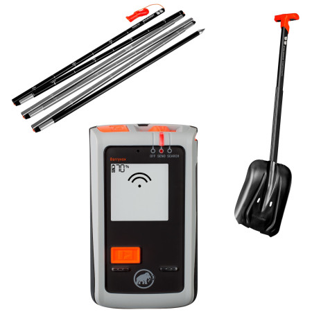 Лавинен комплект Mammut Barryvox Package черен